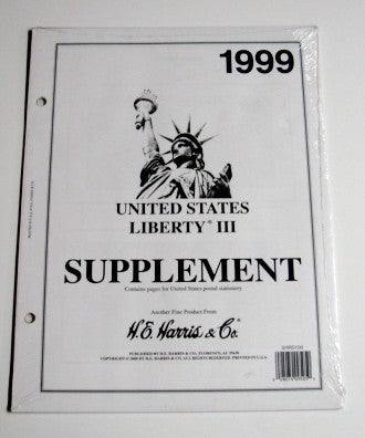 1999 US Liberty III Stamp Album Supplement (D)