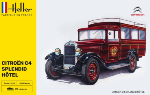 1/24 Citroen C4 Royal Splendid Hotel Mini Passenger Bus