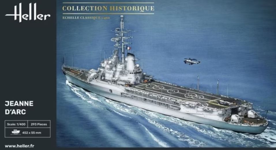 1/400 Jeanne D'Arc French Helicopter Carrier Ship