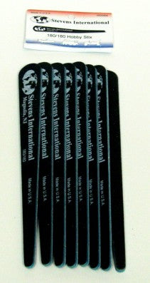 180/180 Grit Medium Hobby Stix Sanding Sticks (10/Bag)