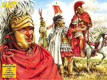 1/72 Punic War Roman Command (24 Foot, 8 Mtd)