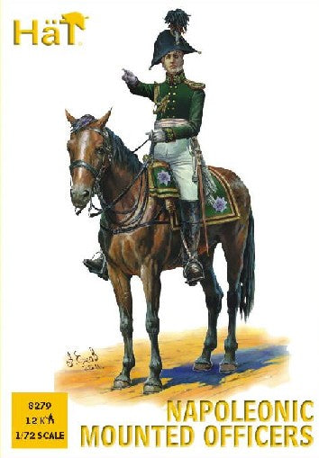 1/72 Napoleonic Mounted Officers (12)
