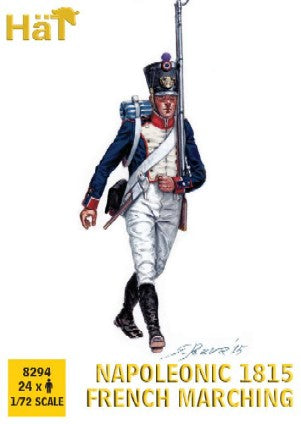 1/72 Napoleonic 1815 French Infantry Marching (24)