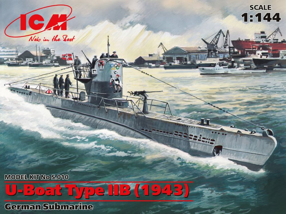 1/144 German U-Boat Type II B Submarine 1943