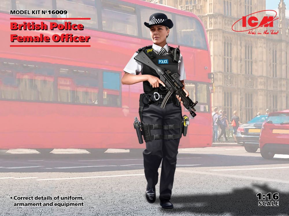 1/16 British Police Female Officer
