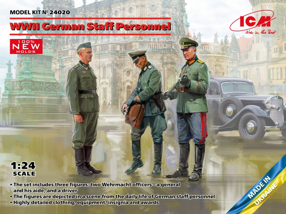 1/24 WWII German Staff Personnel (3)