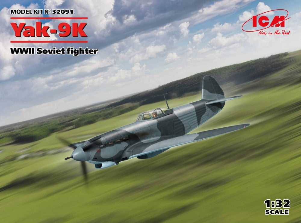 1/32 WWII Soviet Yak9K Fighter