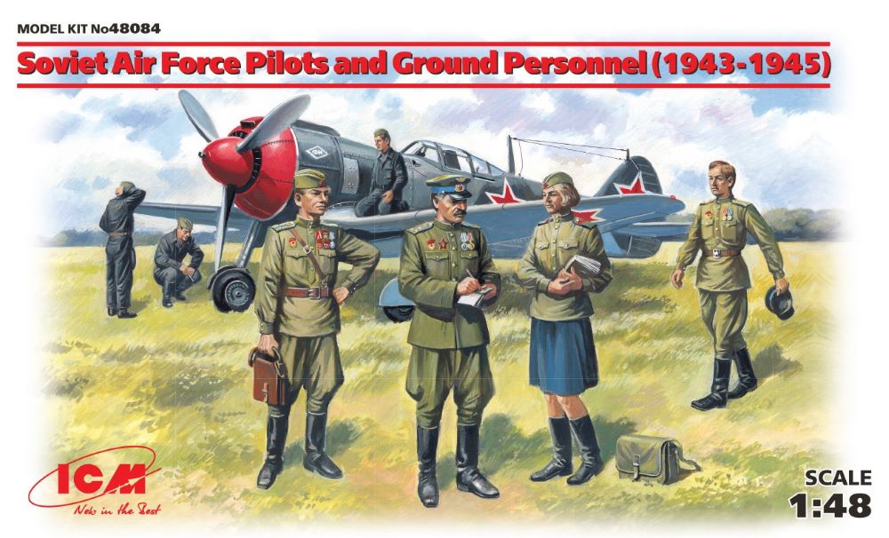 1/48 Soviet AF Pilots & Ground Personnel 1943-45 (7)