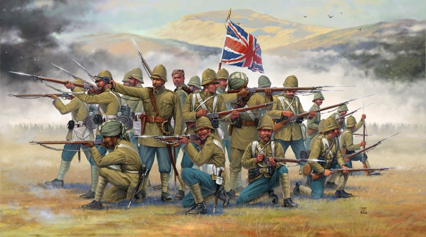 1/72 British Infantry & Sepoys Soldiers Colonial Wars (50)