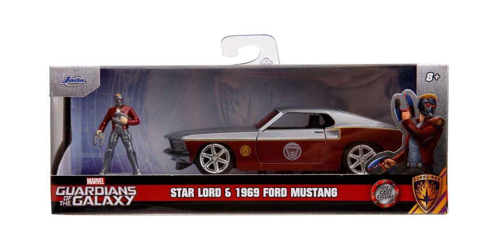 1/32 Guardian of the Galaxy 1969 Ford Mustang w/Star Lord (Quill) Figure