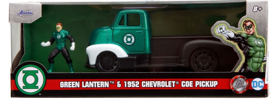 1/32 DC Comics 1952 Chevrolet COE Pickup Truck w/Green Lantern Figure