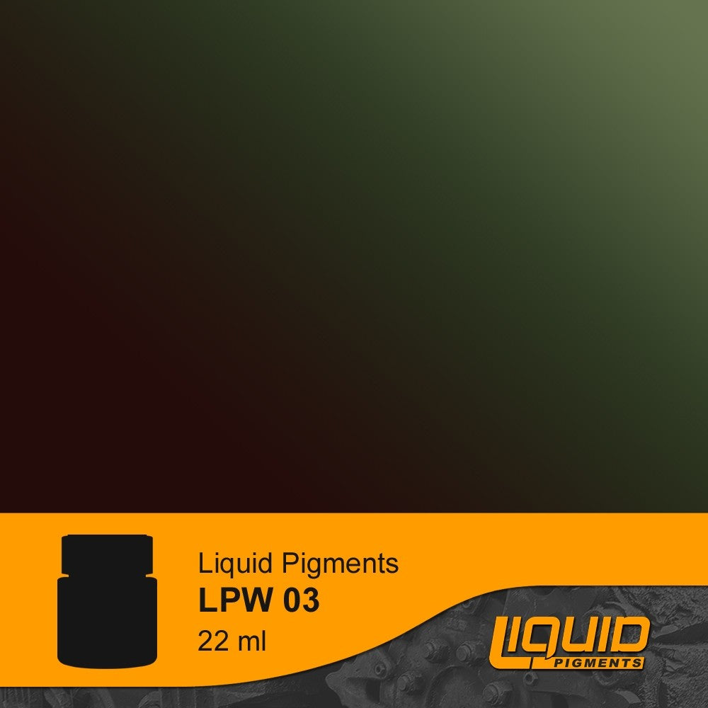 Burned Olive Green Liquid Pigment for LP1 Tanks & Vehicles (22ml Bottle) (D)