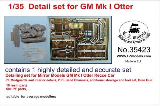 1/35 GM Mk I Otter Detail Set for MZZ (Resin) (D)