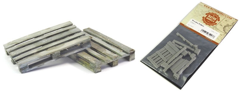 1/35 Wooden Type Pallets Resin (2)