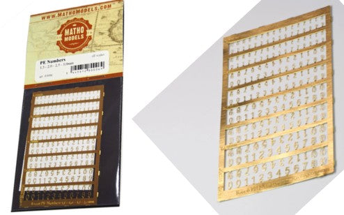 Multi-Scale 1.5, 2.0, 2.5, 3.0mm Numbers Photo-Etch