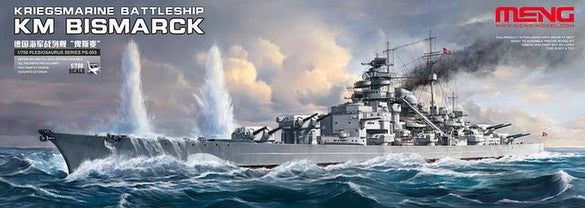 1/700 KM Bismarck German Battleship
