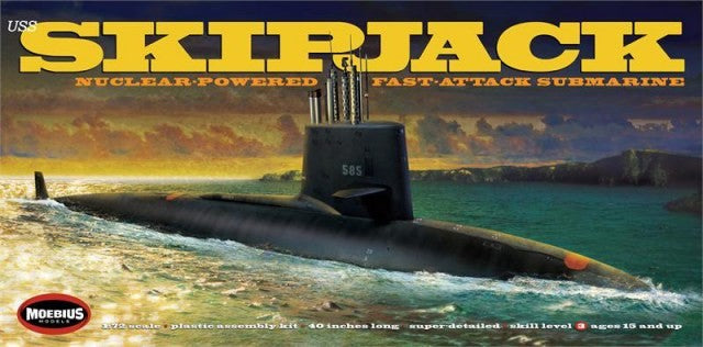 1/72 USS Skipjack Nuclear-Powered Fast-Attack Submarine