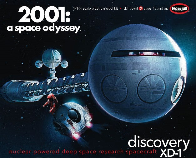 1/144 2001 Space Odyssey: Discovery XD1 Nuclear Powered Deep Space Research Spacecraft (41" L)