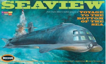 1/128 Voyage to the Bottom of the Sea: Seaview 8-Window Submarine Movie Version