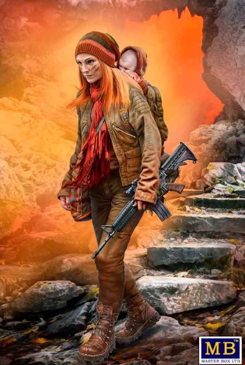 1/24 Post-Apocalyptic: Nadezhda (Hope) & Baby