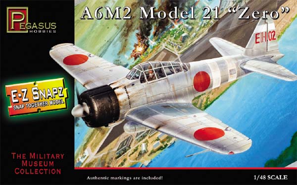 1/48 A6M2 Mod 21 Zero Fighter (Snap)