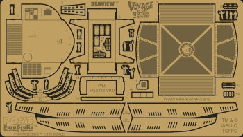 1/350 Voyage to the Bottom of the Sea: Seaview Submarine Photo-Etch Set for MOE