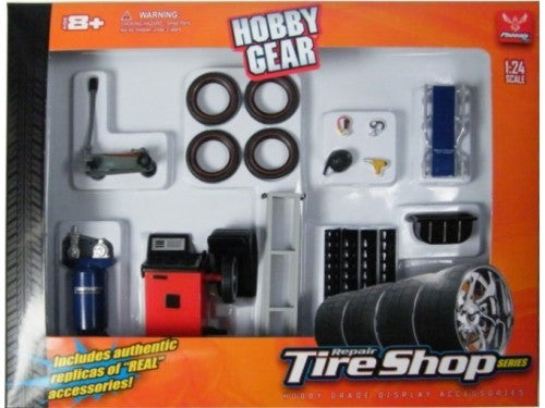 1/24 Tire Repair Shop Accessory Set