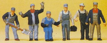 HO American Freight Train Crew (6)