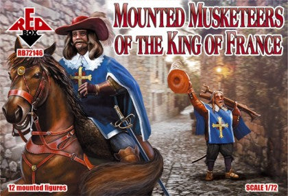 1/72 Mounted Musketeers of the King of France (12 Mtd)