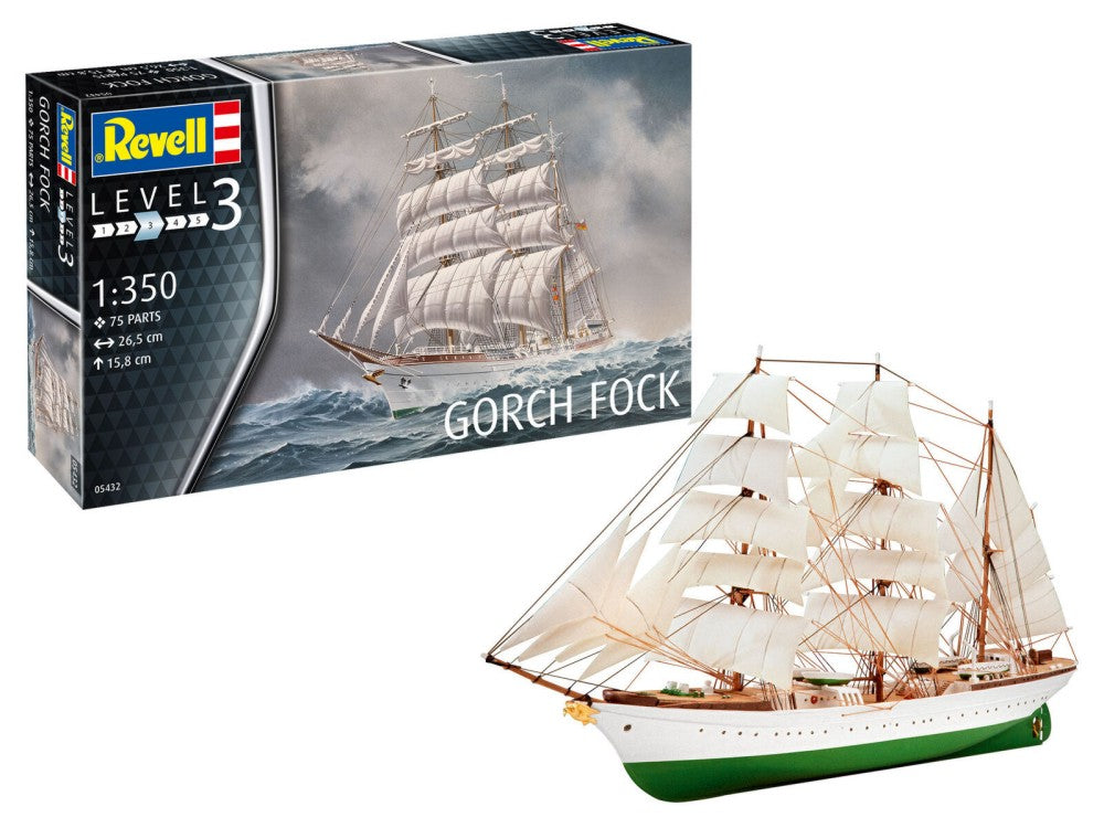 1/350 Gorch Fock Sailing Ship