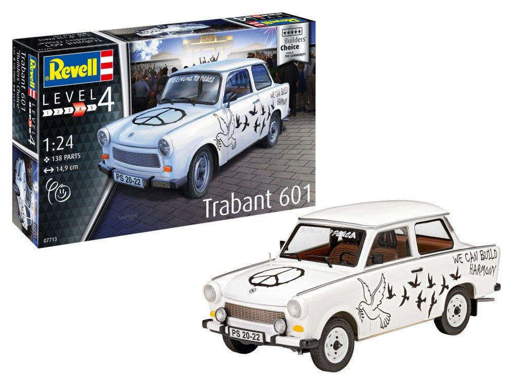 1/24 Trabant 601 Car w/paint & glue