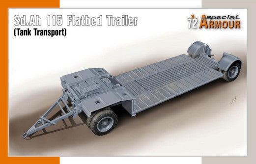 1/72 SdAh 115 Tank Transport Flatbed Trailer