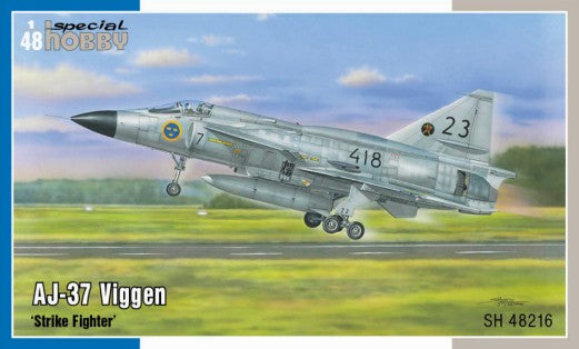 1/48 AJ37 Viggen Strike Fighter