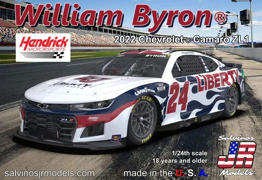 1/24 William Byron 2022 NASCAR Next Gen Chevrolet Camaro ZL1 Race Car (Liberty) (Ltd Prod)