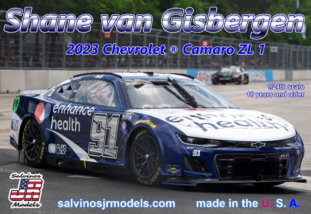 1/24 Shane Van Gisbergen 2023 NASCAR Chevrolet Camaro ZL1 Race Car (Primary Livery) (Ltd Prod)