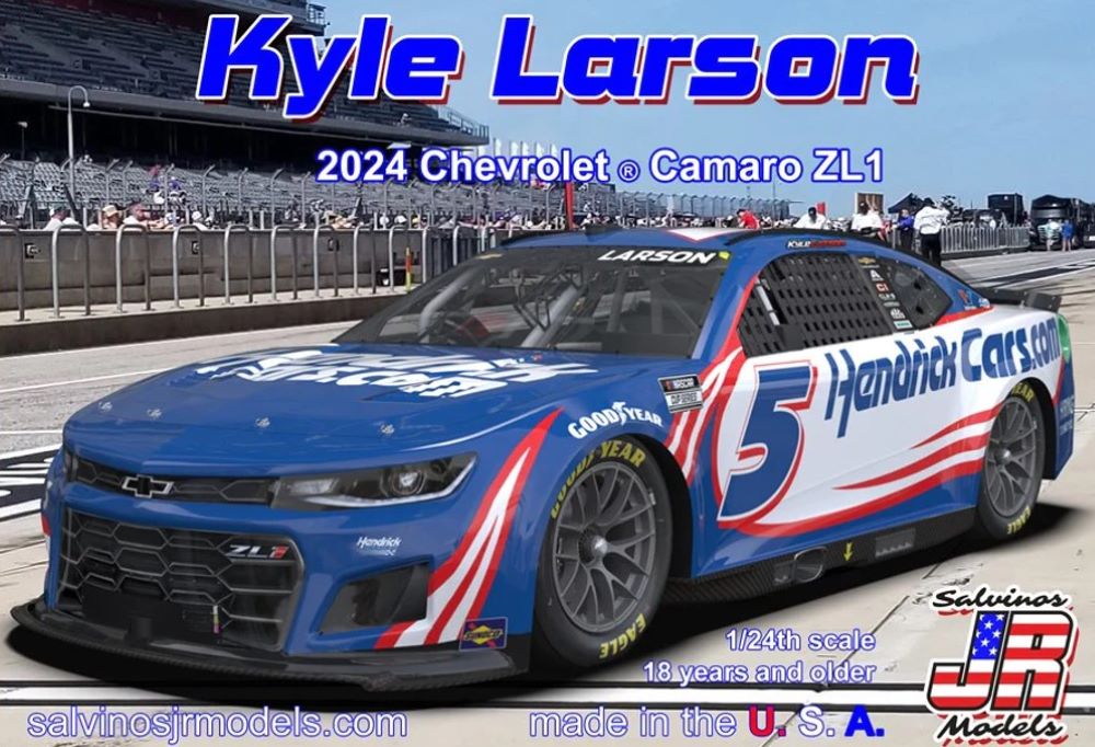 1/24 Kyle Larson 2024 NASCAR Chevrolet Camaro ZL1 Race Car