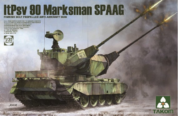 1/35 Finnish ItPsv90 Marksman Self-Propelled Anti-Aircraft Gun