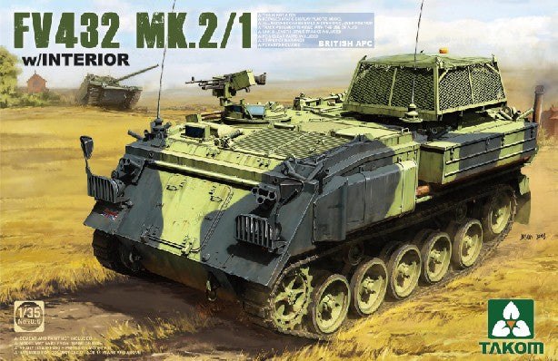 1/35 British FV432 Mk 2/1 Armored Personnel Carrier w/Interior