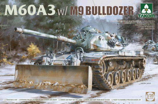 1/35 M60A3 Tank w/M9 Dozer