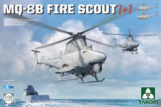 1/35 MQ8B Fire Scout Helicopters (2 Kits)