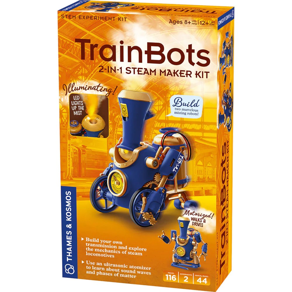 TrainBots 2-in-1 Steam Maker STEM Experiment Kit