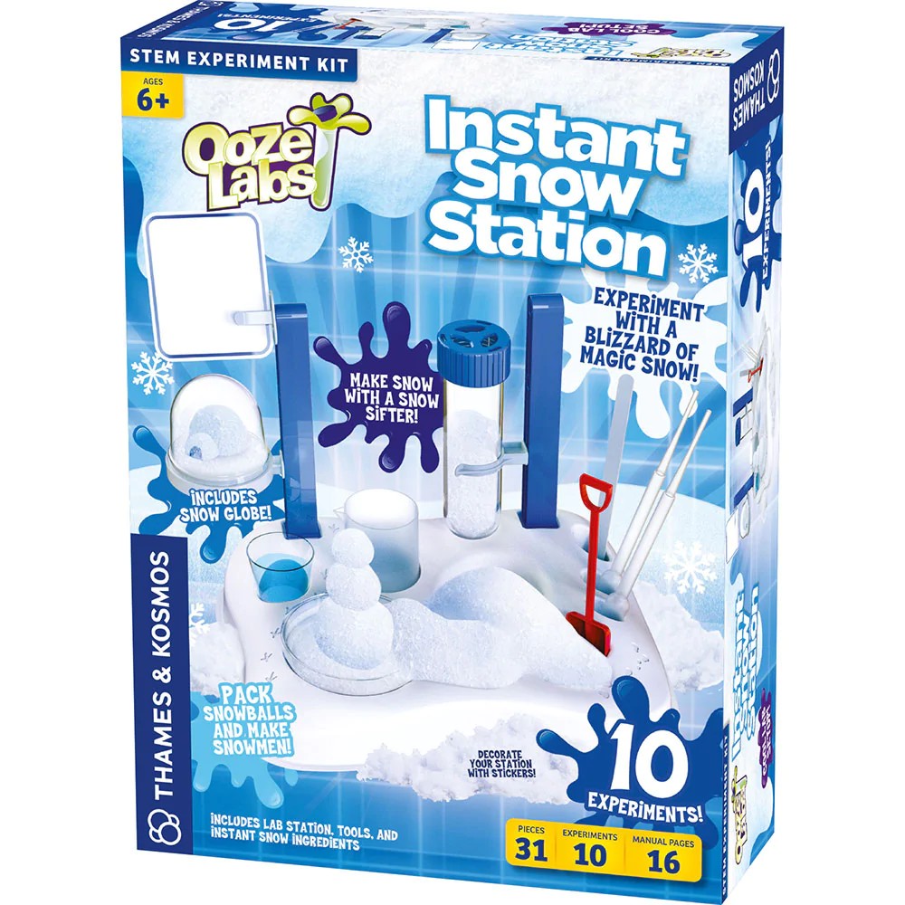 Ooze Labs Instant Snow Station STEM Experiment Kit