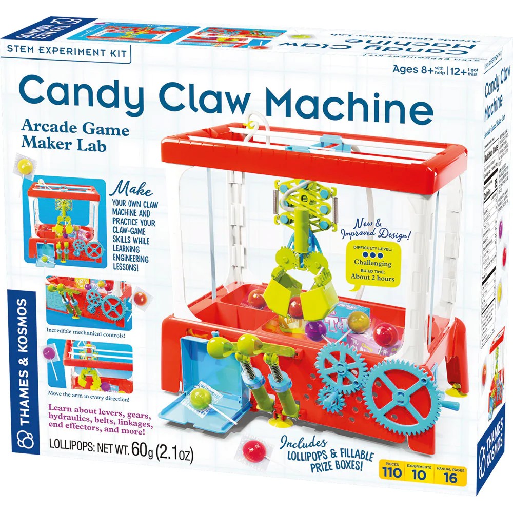 Candy Claw Machine Arcade Game Maker Lab STEM Experiment Kit
