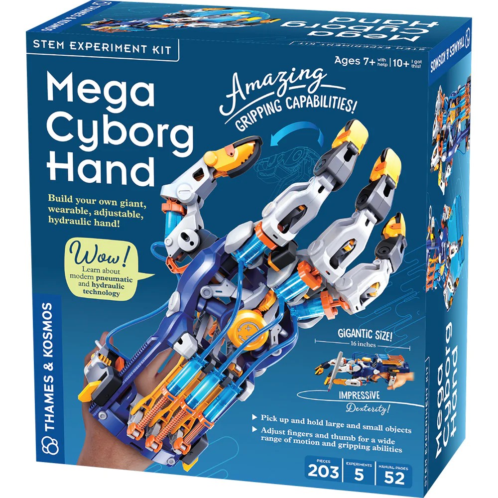 Mega Cyborg Hydraulic Gripping Hand STEM Experiment Kit