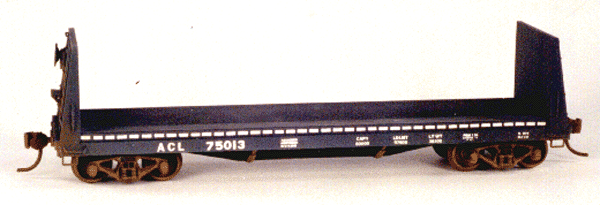 HO 40' Bulkhead Pulpwood Flat Car Kit