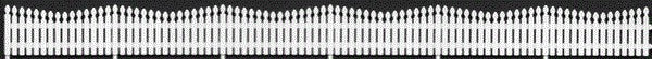 HO 4' x 6.5" Fancy Picket Fence (5)