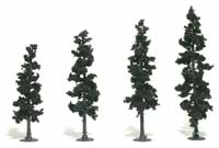 Realistic Tree Kit Pines Conifer Green 4" - 6" (24)