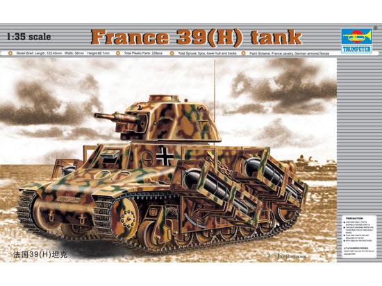 1/35 French 39(H) Tank w/37mm SA38 L/33 Long Barreled Gun