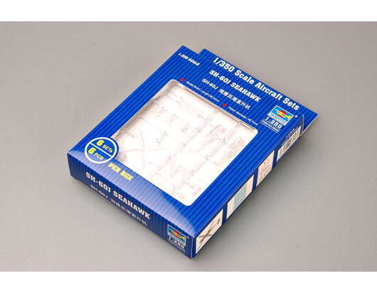 1/350 USN SH60J Seahawk Helicopter Set for Warships (6/Bx)