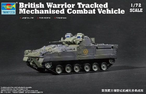 1/72 British Warrior Tracked Mechanized Combat Vehicle